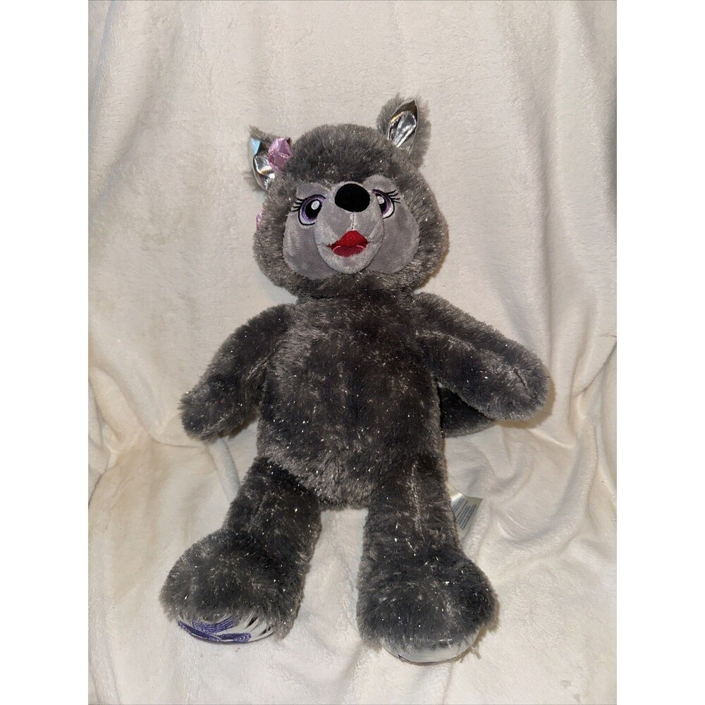 BAB Violet The Great Wolf 25th Birthday Plush 16" Great Wolf Lodge W/ Voice Fob
